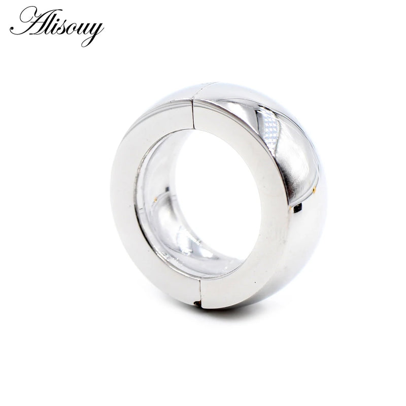 Stainless Steel Ear Weights Expander Plugs Hoop Earrings