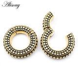 Stainless Steel Magnetic Ear Weights Heavy Expander Stretcher Plug Gauges