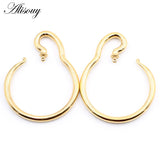 Stainless Steel Water Drop Ear Hook Weights Expander Stretcher Plugs Gauges