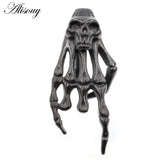 1PC Stainless Steel Skull Hand Ear Weights Expander Stretcher Plugs