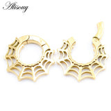 1PC Stainless Steel Magnetic Ear Weights Expander Plugs Gauges Earrings