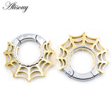 1PC Stainless Steel Magnetic Ear Weights Expander Plugs Gauges Earrings