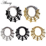 1PC Stainless Steel Magnetic Ear Weights Expander Plugs Gauges Earrings