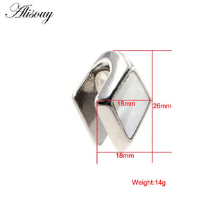 Stainless Steel Shell Ear Weights Expander Plug Gauges Earrings
