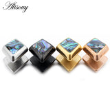 Stainless Steel Shell Ear Weights Expander Plug Gauges Earrings