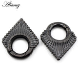 Stainless Steel Triangle Ear Weights Heavy Stretcher Plugs Gauges Earrings