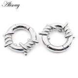 Stainless Steel Ear Weights Hanger Expander Stretcher Plugs Gauges Earrings