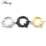 Stainless Steel Ear Weights Hanger Expander Stretcher Plugs Gauges Earrings