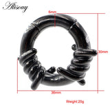 Stainless Steel Ear Weights Hanger Expander Stretcher Plugs Gauges Earrings