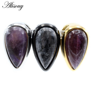 Stainless Steel Water Drop Ear Weights Gauges