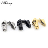 10/16mm Stainless Steel Dinosaur Skull Ear Gauges