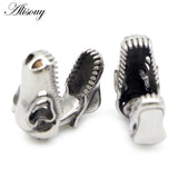 10/16mm Stainless Steel Dinosaur Skull Ear Gauges