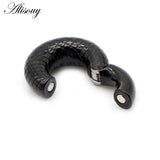 316L Stainless Steel Round Magnetic Ear Weights Expander Stretcher Plugs Tunnels