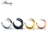 6-25mm Stainless Steel Round Saddle Ear Tunnel Plug Expander