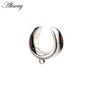 6-25mm Stainless Steel Round Saddle Ear Tunnel Plug Expander