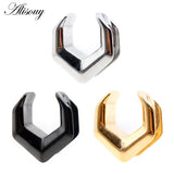 1pc Hexagon Saddle Ear Tunnel Plug Expander Stretcher Gauges Earrings