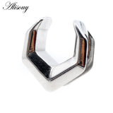 1pc Hexagon Saddle Ear Tunnel Plug Expander Stretcher Gauges Earrings