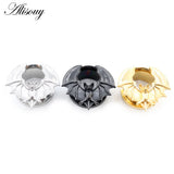 8-16mm Stainless Steel Halloween Bat Ear Tunnels Plug