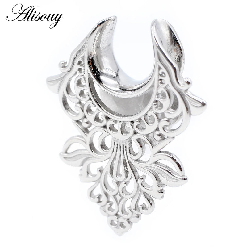 8-25mm Stainless Steel Flower Saddle Tunnel Plug Expander Gauges