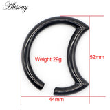 Heavy Weight Moon Ear Gauges Plug Expander Stretcher Stainless Steel Piercing