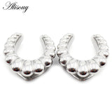 1pc Punk Hiphop Stainless Steel Ear Tunnels Plugs Expanders Gauges Earrings