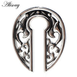 Punk Stainless Steel Grimace Ear Weight Body Piercing Jewelry