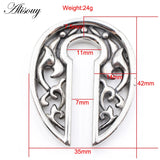 Punk Stainless Steel Grimace Ear Weight Body Piercing Jewelry