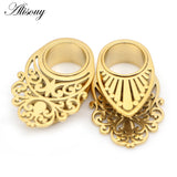 Vintage Saddle Tunnels Ear Gauges Plugs Earring Studs (8mm-25mm)
