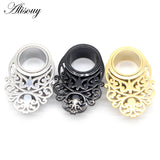 Vintage Saddle Tunnels Ear Gauges Plugs Earring Studs (8mm-25mm)