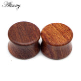 Wooden Ear Tunnel Earrings 8mm-25mm Stretcher Expander Plugs Gauges