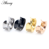 2PC Stainless Steel Ear Gauges Piercing Body Jewelry Earring Expanders 8-30mm