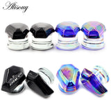 2PC Coffin Glass Ear Expansion Gauges 6mm-25mm Body Jewelry