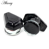 2PC Coffin Glass Ear Expansion Gauges 6mm-25mm Body Jewelry