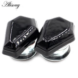 2PC Coffin Glass Ear Expansion Gauges 6mm-25mm Body Jewelry