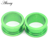 Steel Ear Tunnels Plugs Flesh Earrings Gauges Body Piercing Kit
