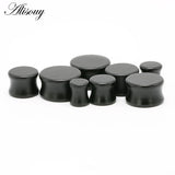 2PC Wood Plugs Ear Expander Natural Gauges Tunnels