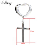 Sword Cross Heart Love Ear Plugs Tunnels Expander Gauges Earring Piercing