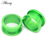 2pcs Stainless Steel Ear Tunnels Plugs Expander Stretcher Ear Gauges