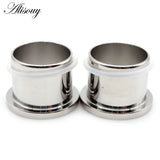 2pcs Stainless Steel Ear Plugs Tunnel Expander Flesh Stretcher Gauges