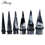2pcs Acrylic Ear Taper Plug Kit Ear Expander Stretcher Set Piercing Jewelry