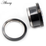 2pcs 6-16mm CZ Steel Screw Ear Tunnels Plugs Flesh Stretcher Gauges
