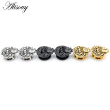 2PCS Retro Stainless Steel Ear Tunnel Plug Expander Stretcher Gauge