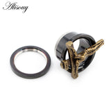 2pcs Stainless Steel Cross Jesus Ear Tunnels Plugs