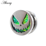 Stainless Steel Pumpkin Ear Gauges Tunnels Plugs Expander Earrings