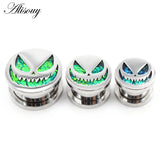 Stainless Steel Pumpkin Ear Gauges Tunnels Plugs Expander Earrings