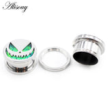 Stainless Steel Pumpkin Ear Gauges Tunnels Plugs Expander Earrings