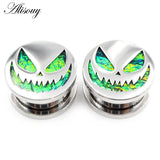 Stainless Steel Pumpkin Ear Gauges Tunnels Plugs Expander Earrings