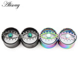 2pcs Animal Eye Opal Flare Ear Tunnels Plugs Expander Stretcher Gauges Earrings