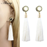 2pcs Stainless Steel Ear Plugs Screw Back Ear Flesh Tunnels Dangle Plugs