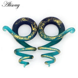 Colorful Spring Ear Piercing Expanders 6mm 8mm 10mm